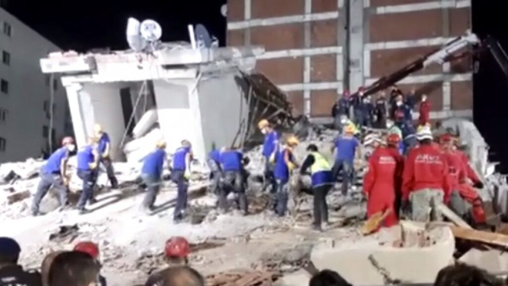 Earthquake victim pulled alive from wreckage after 9 hours