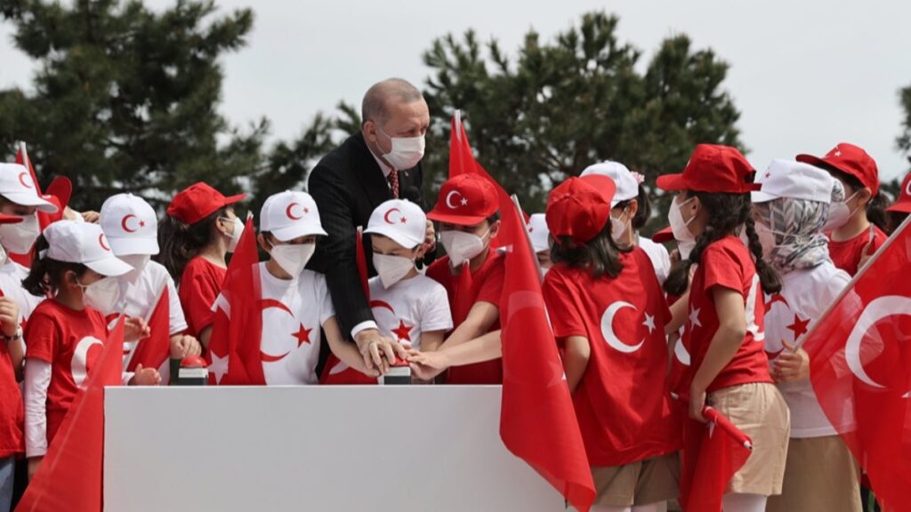 Turkish leader marks National Sovereignty, Children's Day