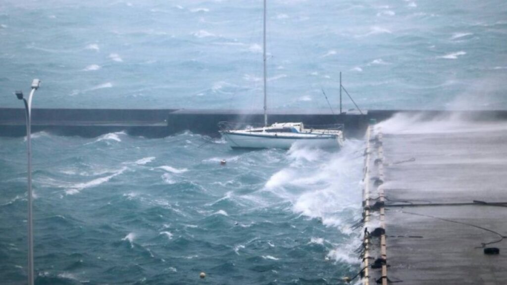 Typhoon Haishen hits southern Japan